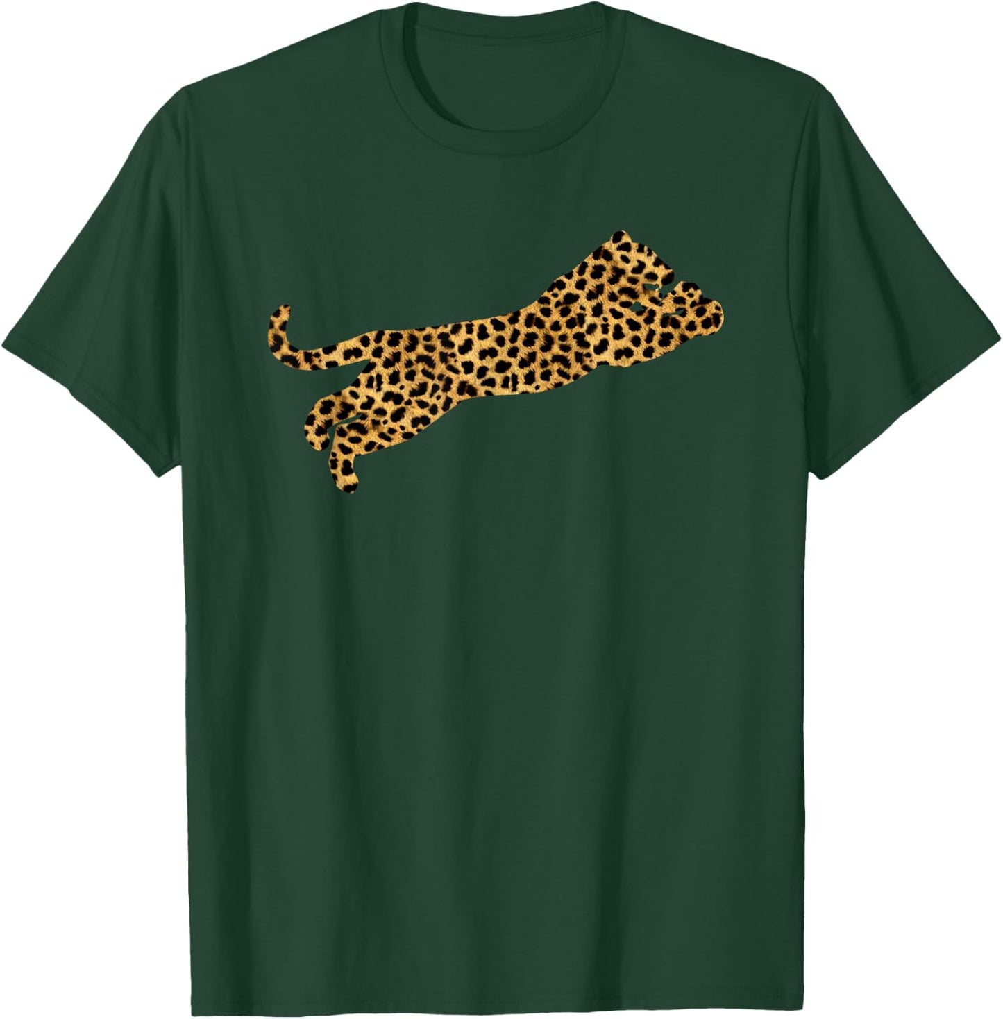 Cougar Leopard Print Puma Panther Animal Lover Women Gift T-Shirt - T-Shirt | Forest
