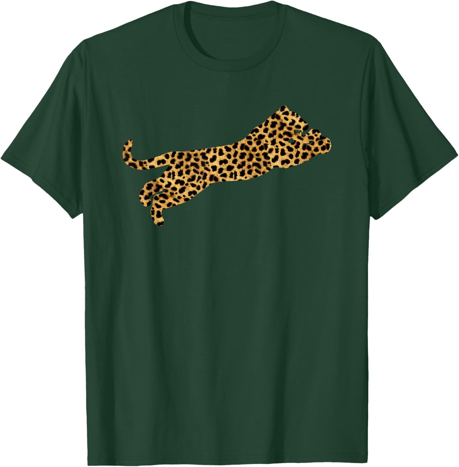 Cougar Leopard Print Puma Panther Animal Lover Women Gift T-Shirt - T-Shirt | Forest