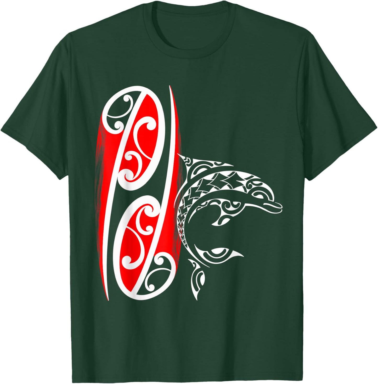 Maori dolphin T-Shirt - T-Shirt | Forest
