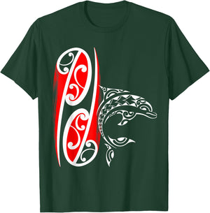 Maori dolphin T-Shirt - T-Shirt | Forest