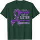 I wear Purple for my Sister Leiomyosarcoma Awareness T-Shirt - T-Shirt | Forest