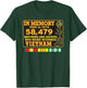 In Memory Vietnam 58,479 T-Shirt - T-Shirt | Forest