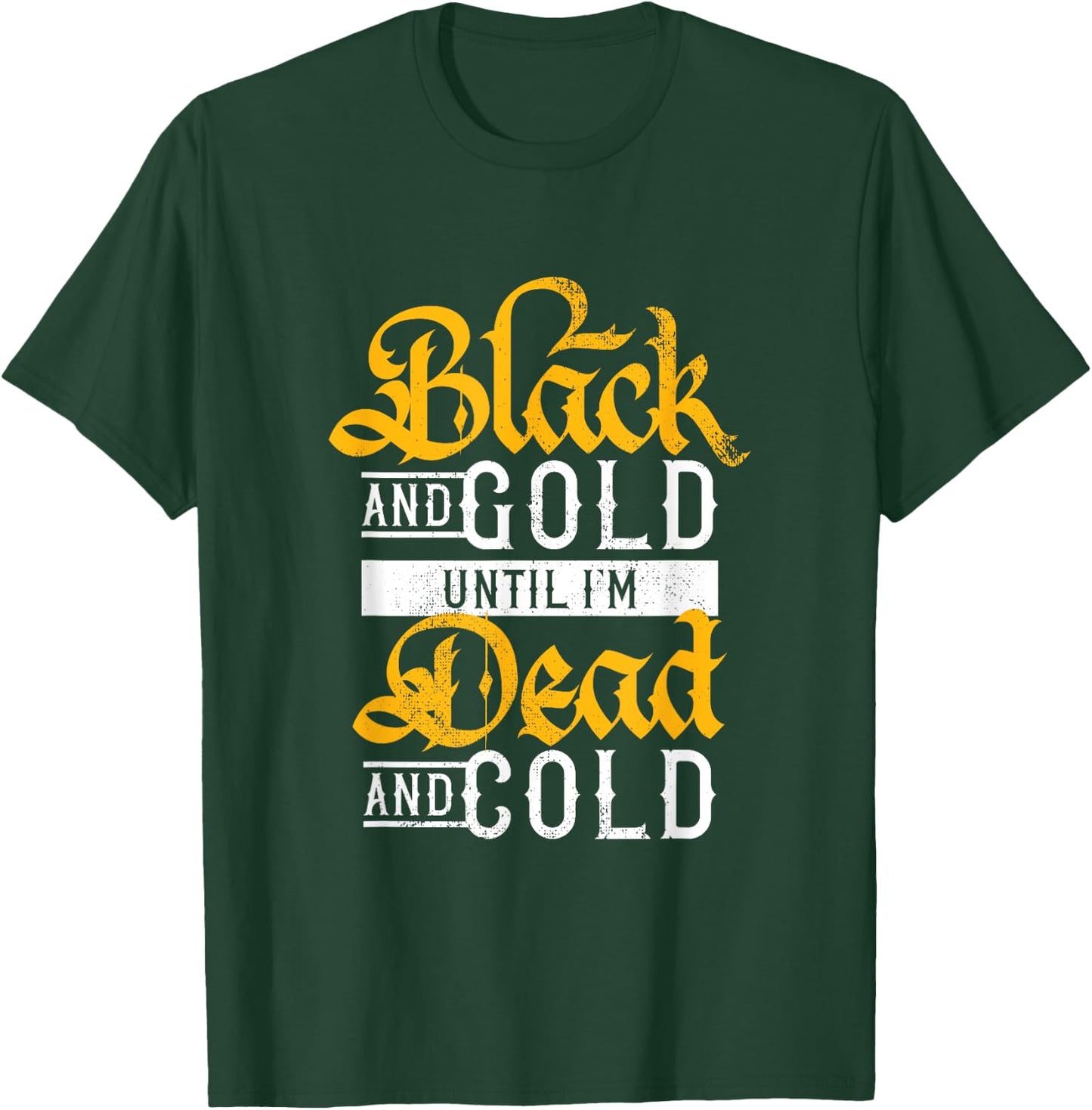 Pittsburgh Ultimate Sports Fan Distressed Lettering T-Shirt - T-Shirt | Forest