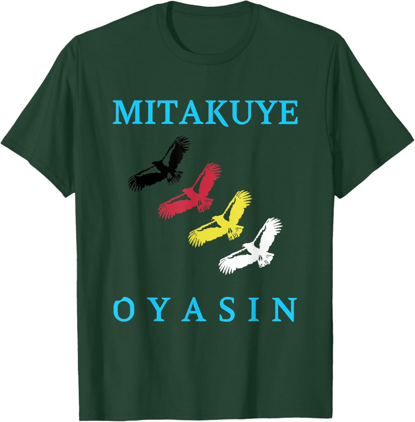 Mitakuye Oyasin Indian Culture - Oglala Lakota Sioux Chief T-Shirt - T-Shirt | Forest