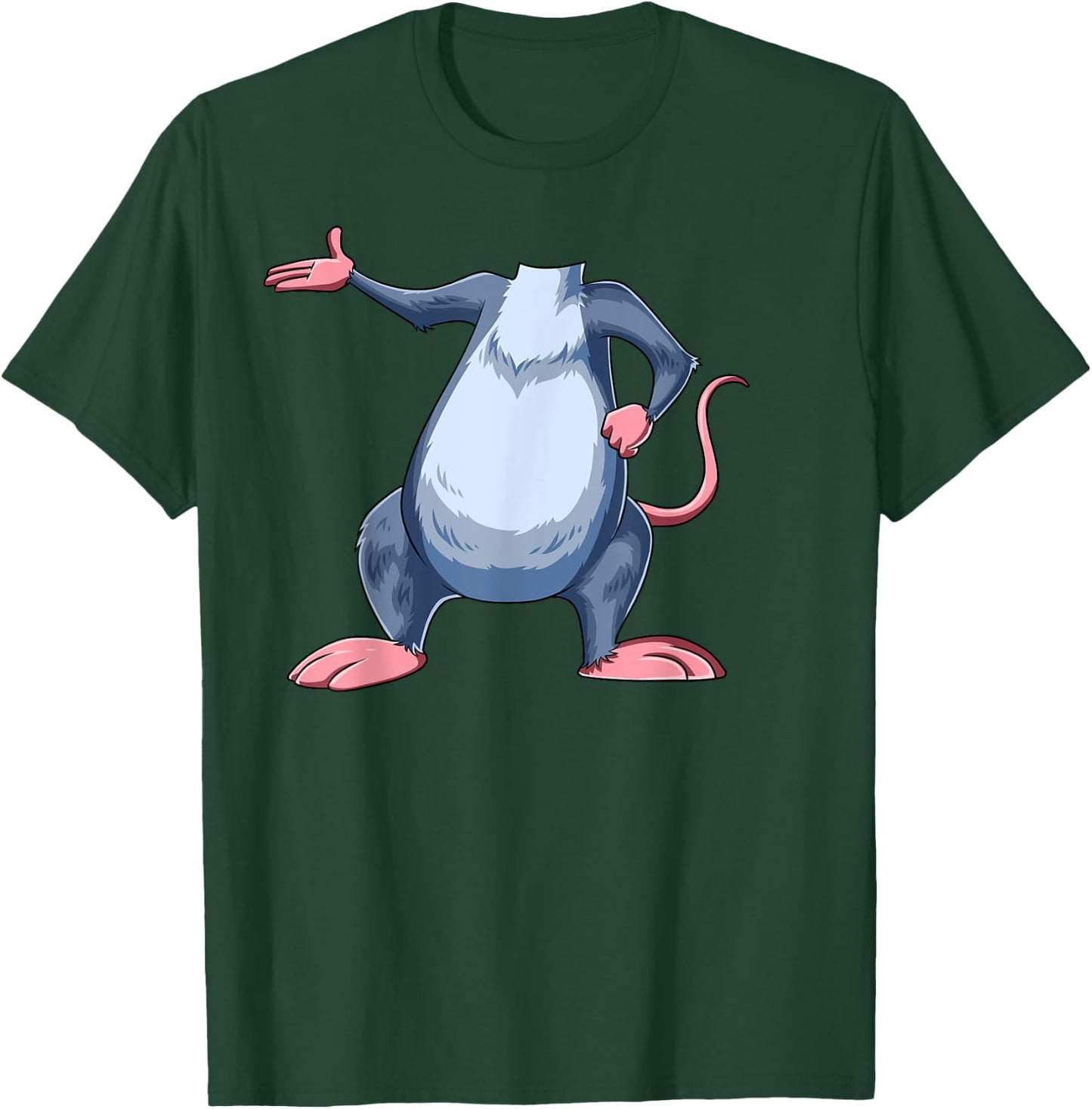 Easy Rat Costume Rat Body Headless Rat Costume T-Shirt - T-Shirt | Forest