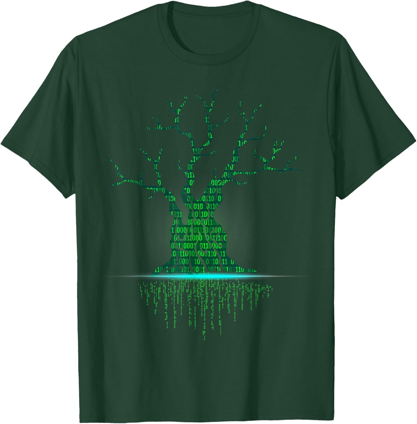 Binary Tree Computer Coding Software Programmer Developer T-Shirt - T-Shirt | Forest