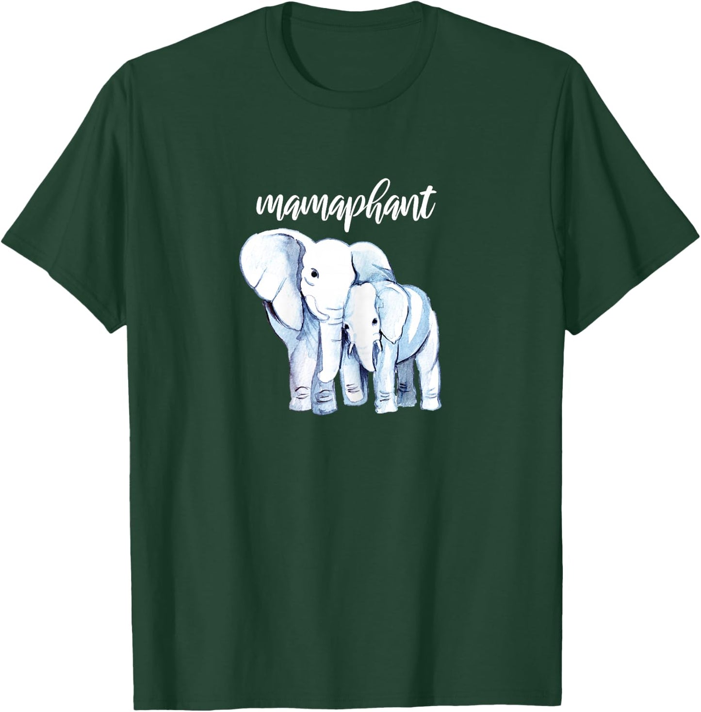 Mamaphant shirt Mama Elephant Mom Gift Mothers Day T-Shirt - T-Shirt | Forest