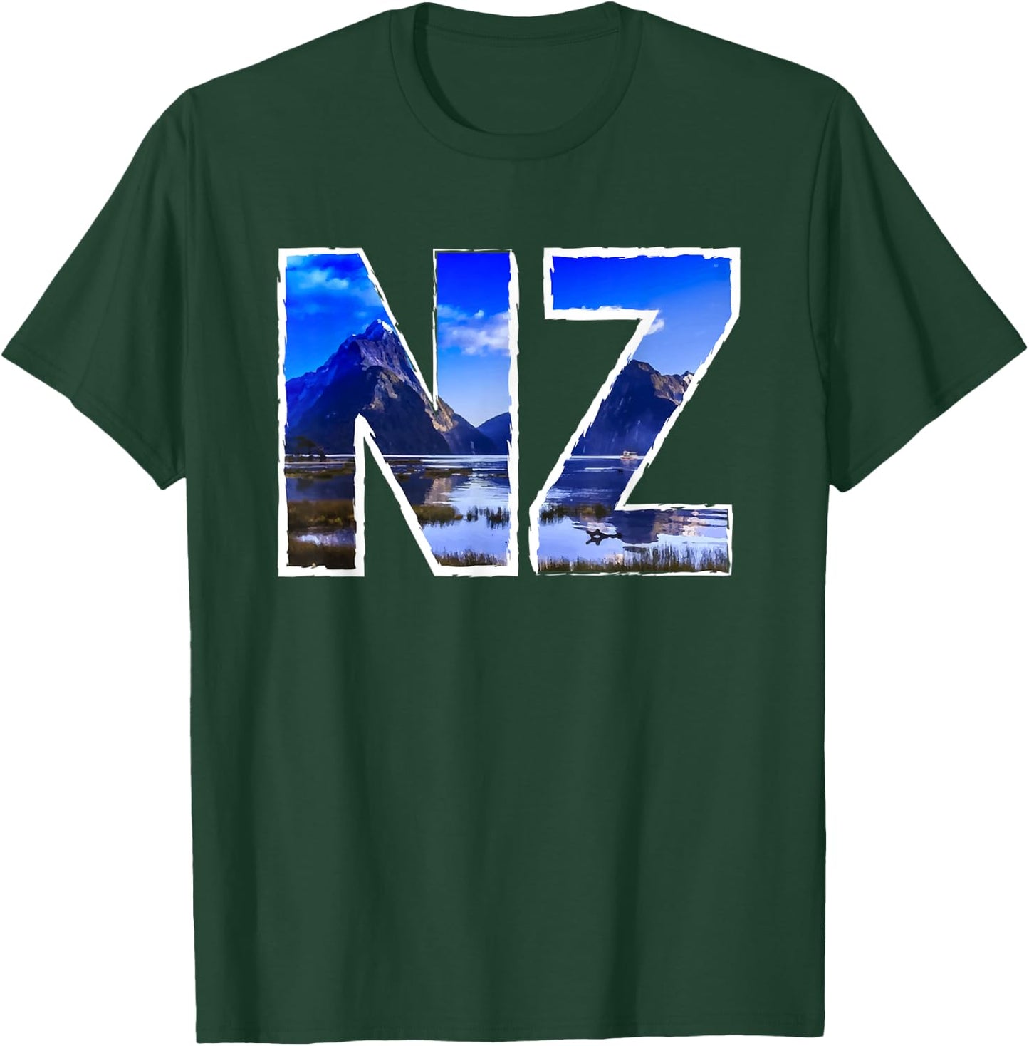 New Zealand Milford Sound NZ T-Shirt - T-Shirt | Forest