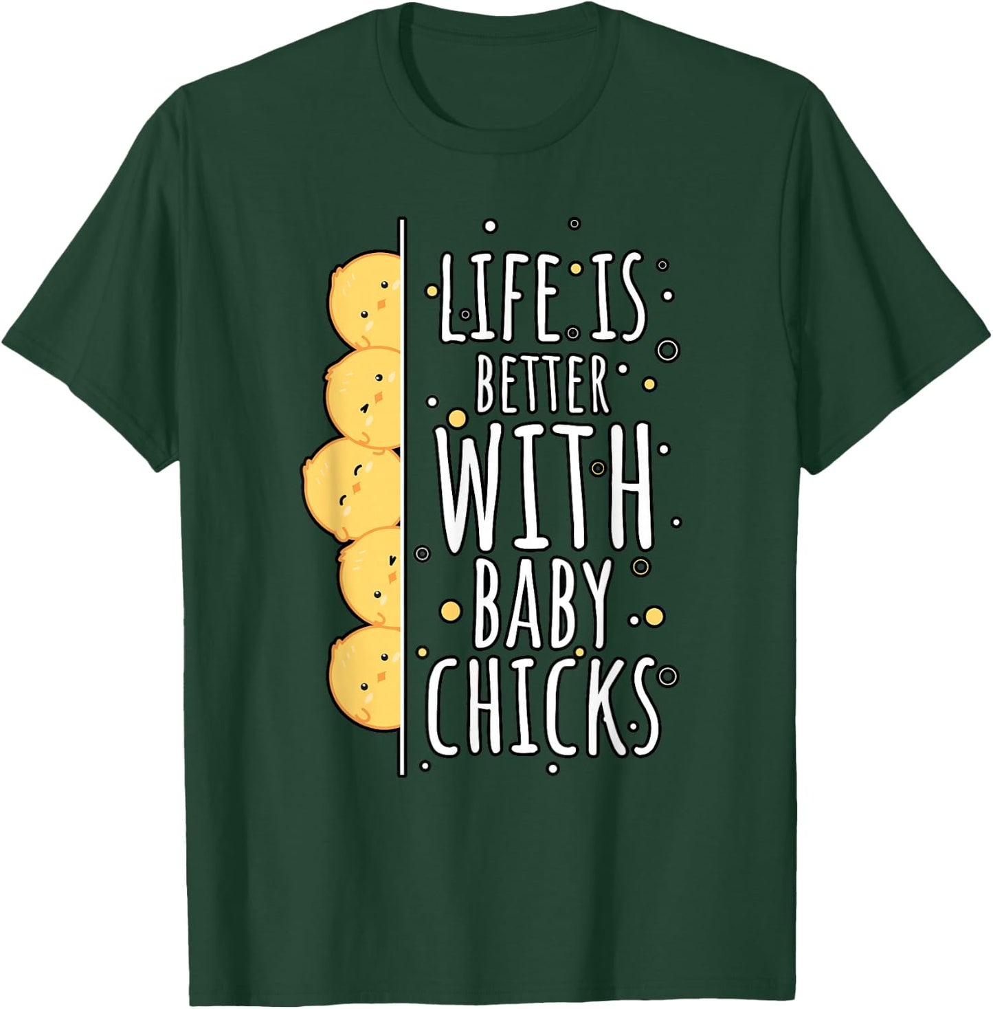 Japanese Kawaii Chicken Farming Spring Easter Baby Chicks T-Shirt - T-Shirt | Forest