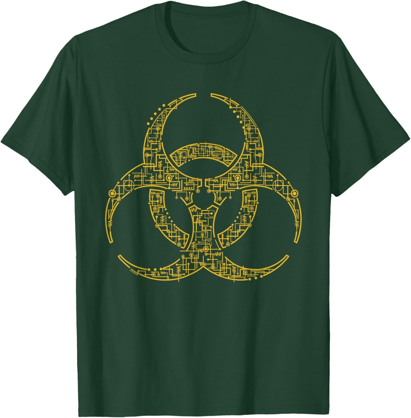 Bioengineering Gift Biology Teacher Toxic Symbol Biohazard Women Girls Kids T-Shirt - T-Shirt | Forest