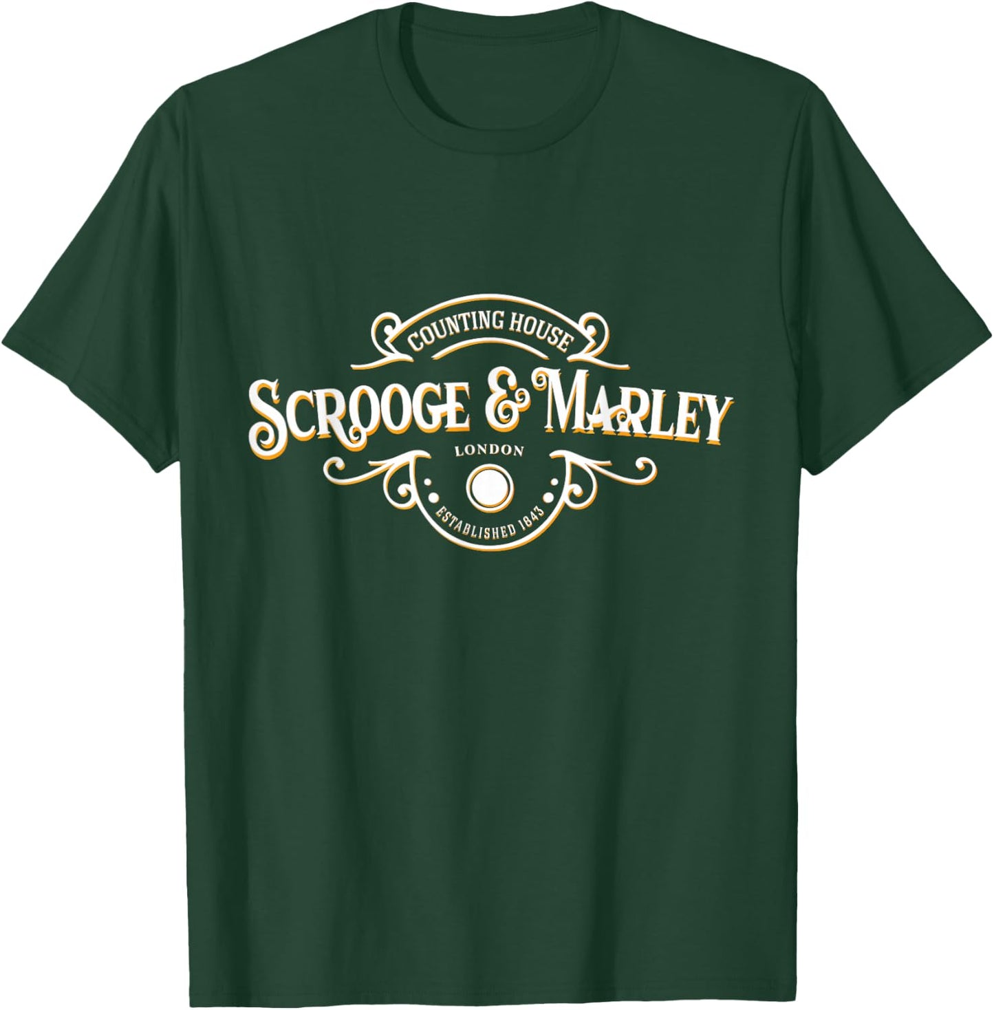 Scrooge and Marley Counting House Christmas Ebenezer Scrooge T-Shirt - T-Shirt | Forest