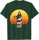 Retro Chihuahua Dad Dog Illustration Chihuahua Owner T-Shirt - T-Shirt | Forest