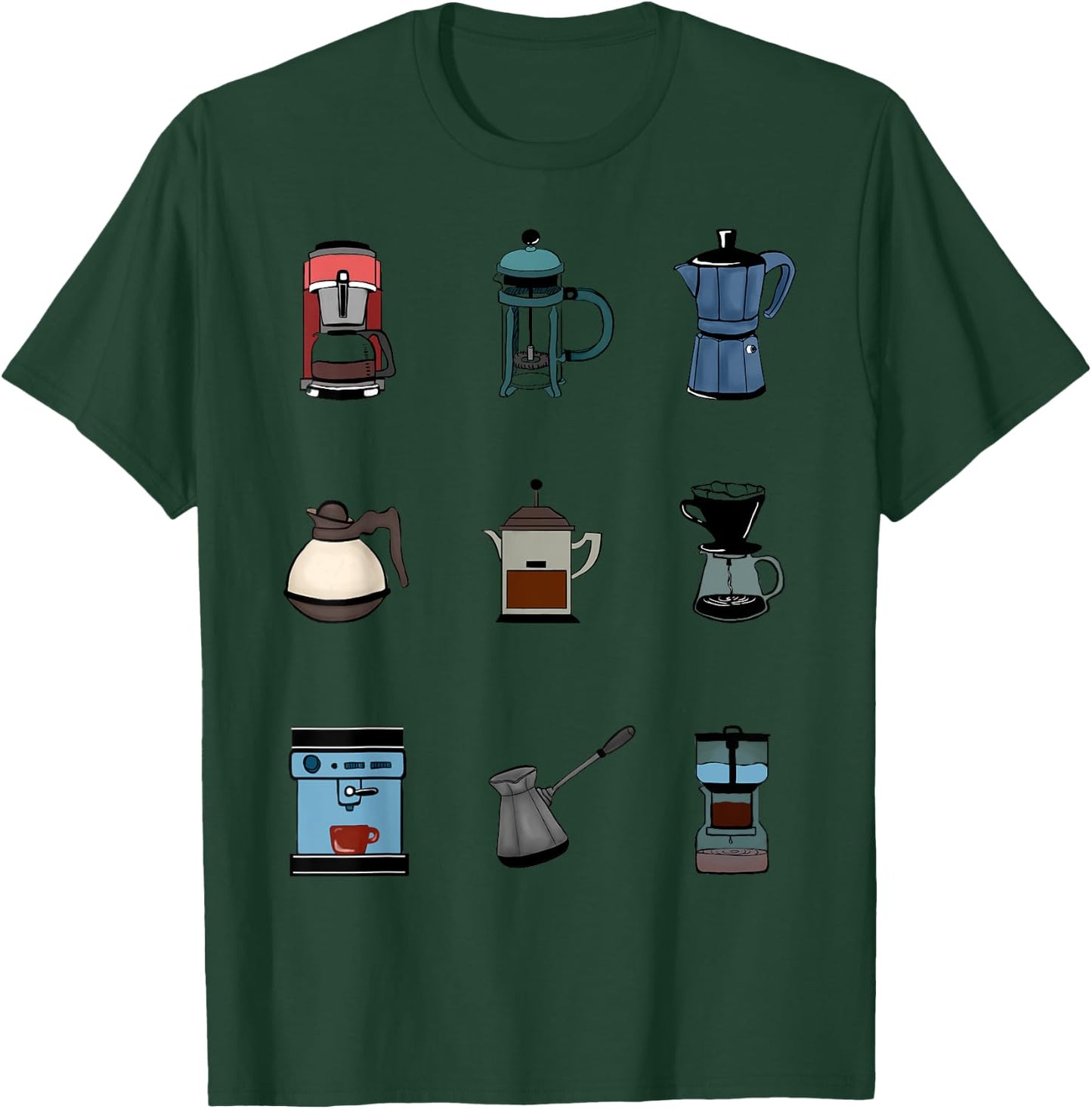 Coffee Maker Coffee Lover Best Coffee T-Shirt - T-Shirt | Forest