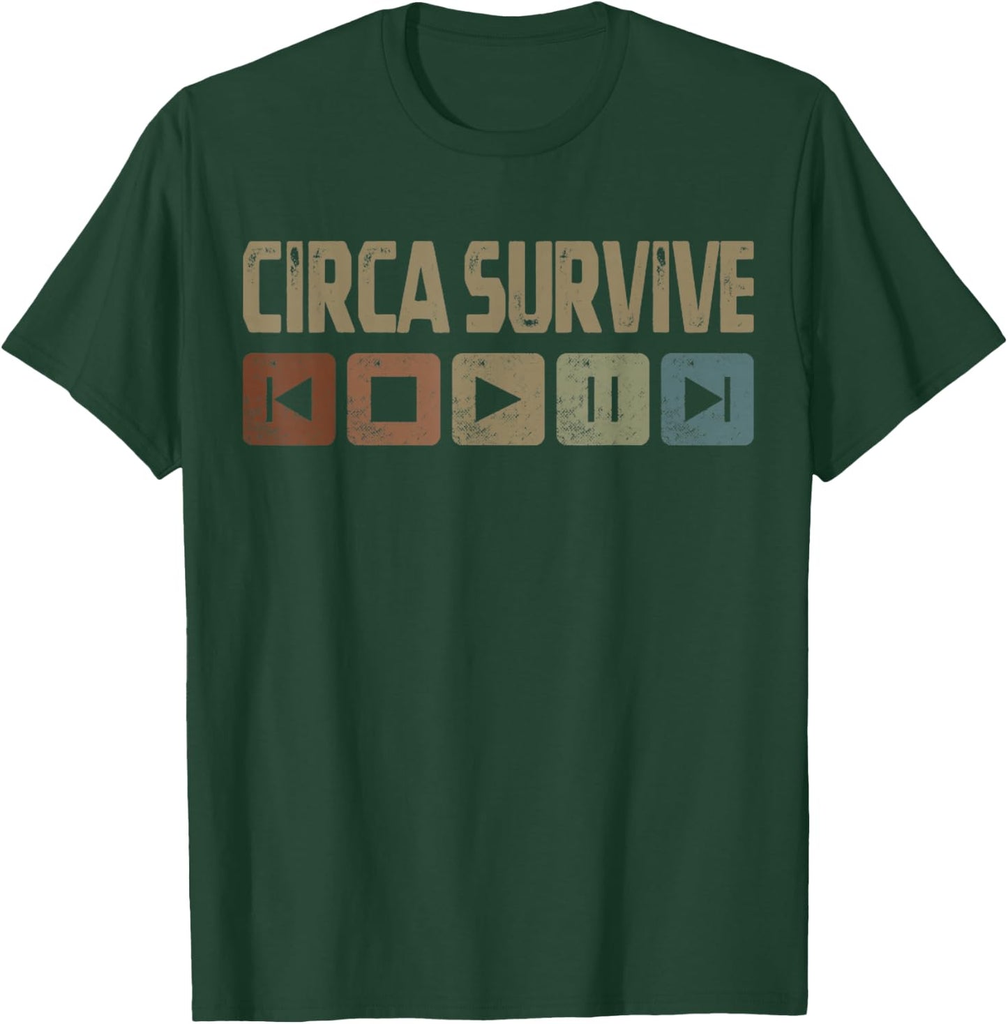 Vintage Circas Survive Retro Cassette Rock 2010s Musician T-Shirt - T-Shirt | Forest