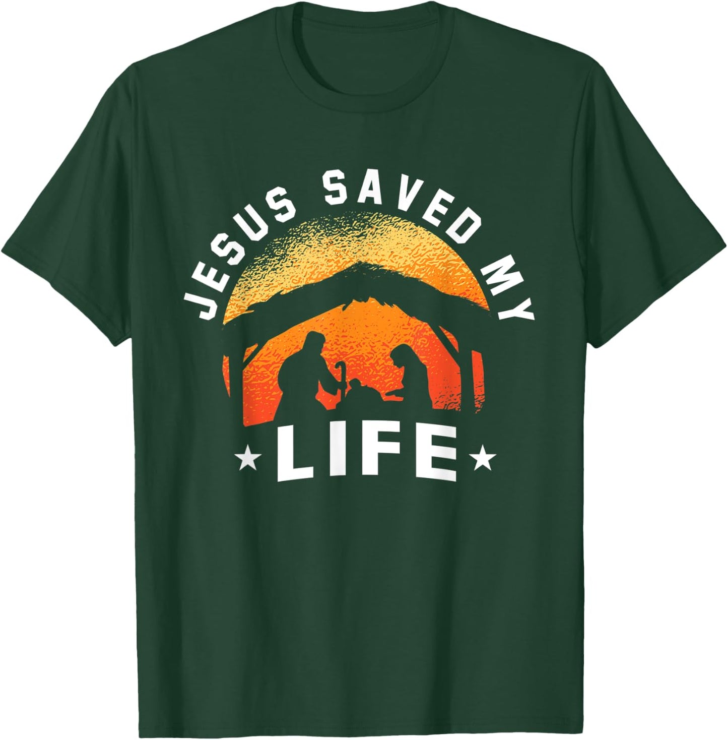Jesus Christ Christianity Gifts Jesus Saved My Life T-Shirt - T-Shirt | Forest