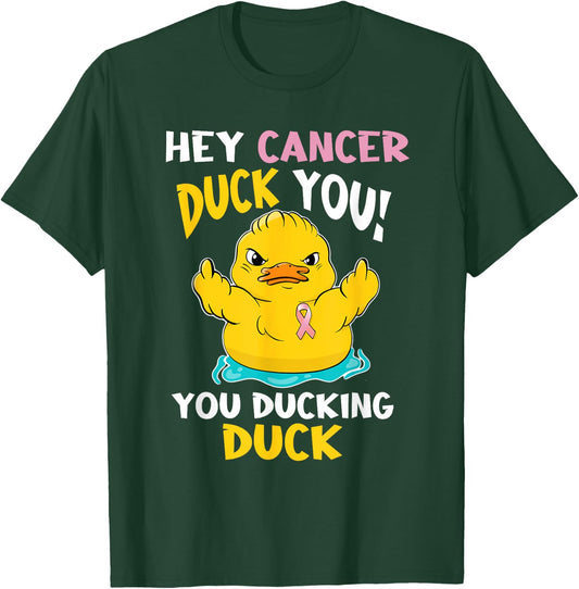 Daring Duckie - Breast Cancer Warrior T-Shirt - T-Shirt | Forest