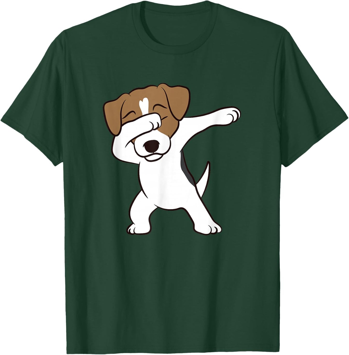 Dabbing Jack Russell Terrier Dog Dabbing Jack Russell T-Shirt - T-Shirt | Forest