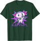 Flex-O-Lotl | Cute Axolotl Lover Pun Gym Fitness Workout T-Shirt - T-Shirt | Forest