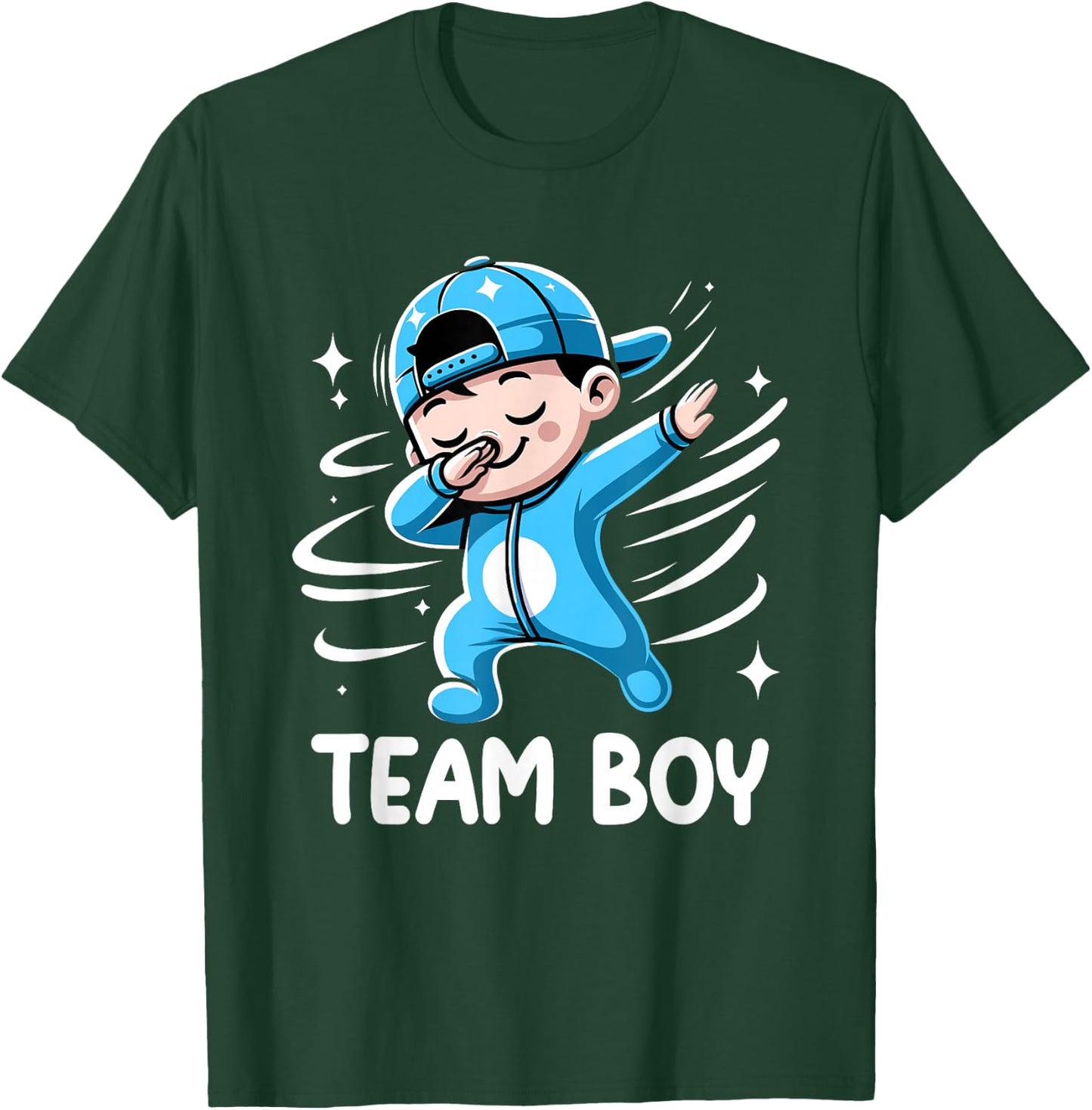 Gender Reveal Party Team Boy Baby Announcement T-Shirt - T-Shirt | Forest