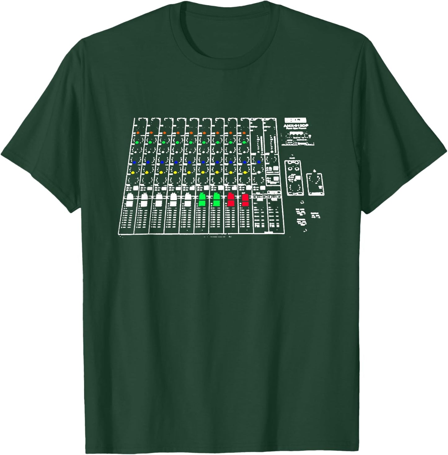 Audio Engineer Soundboard | Cool Music Producer Equipment T-Shirt - T-Shirt | Forest