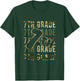 Camo Team 7th Grade Squad Back To School Teacher Kids Boys T-Shirt - T-Shirt | Forest