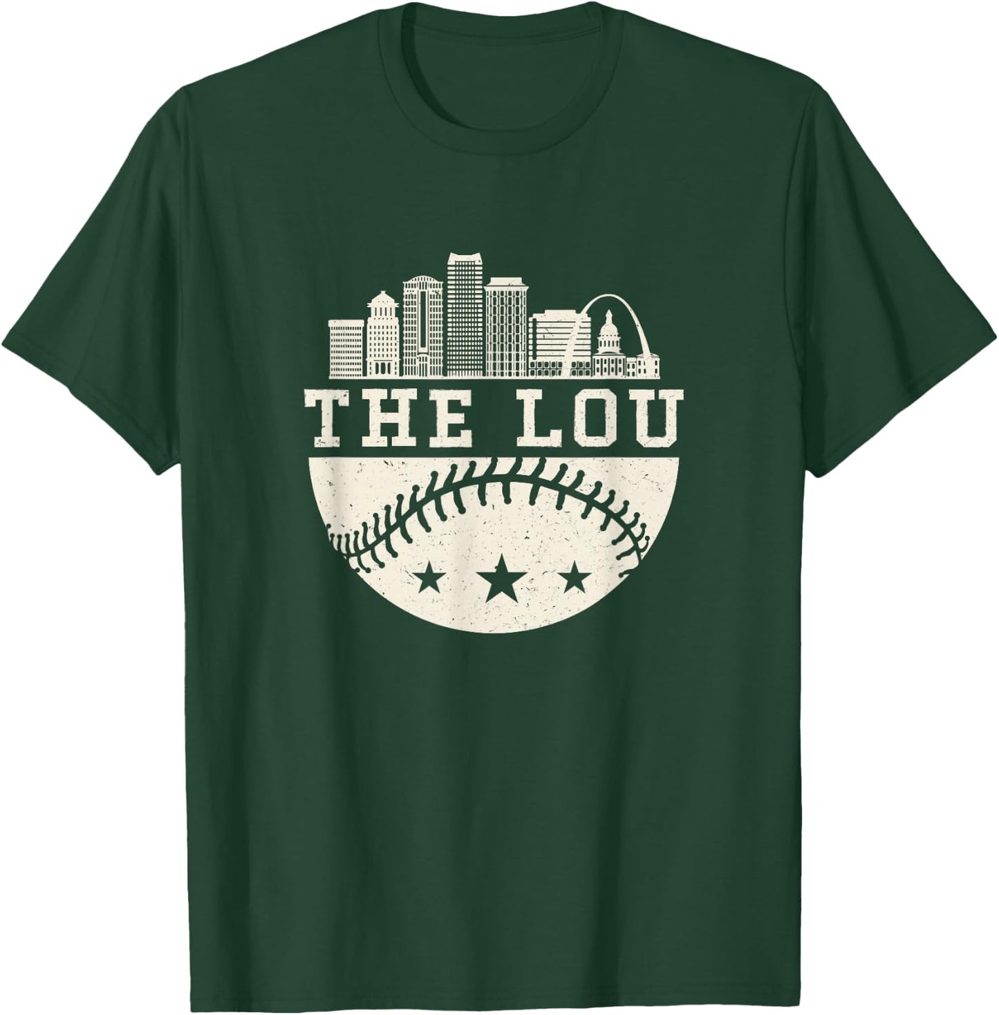 Baseball Season St. Louis The lou Fan Hometown shirt T-Shirt - T-Shirt | Forest