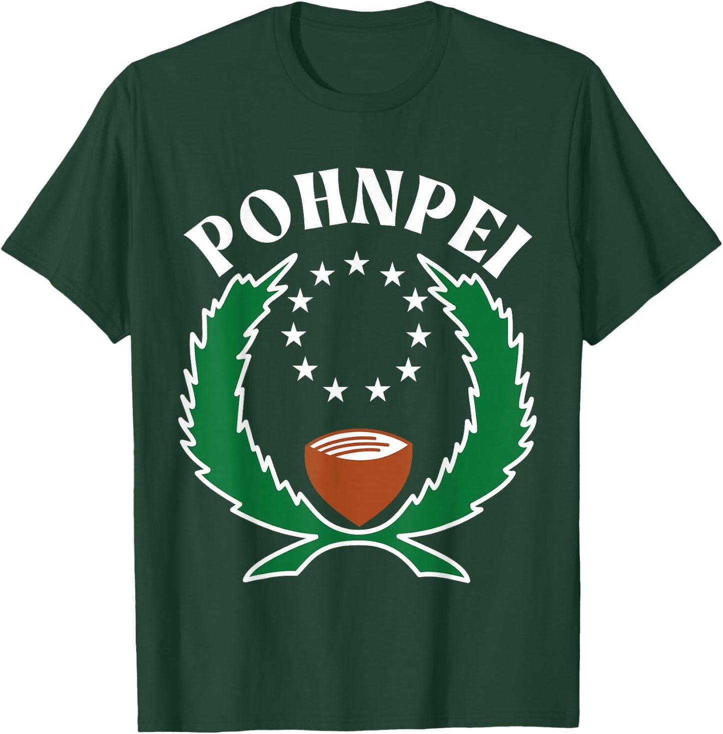 Pohnpei Flag, Pohnpei T-Shirt - T-Shirt | Forest