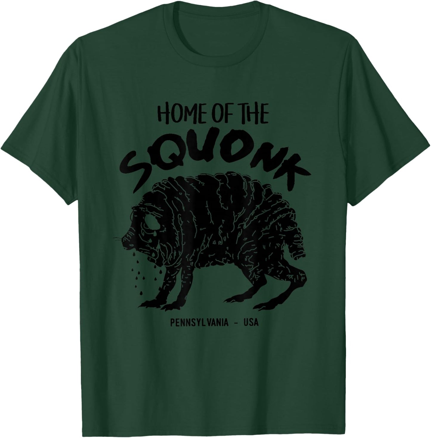 Home of the Squonk Monster Pennsylvania USA Sad Emo Cryptid T-Shirt - T-Shirt | Forest