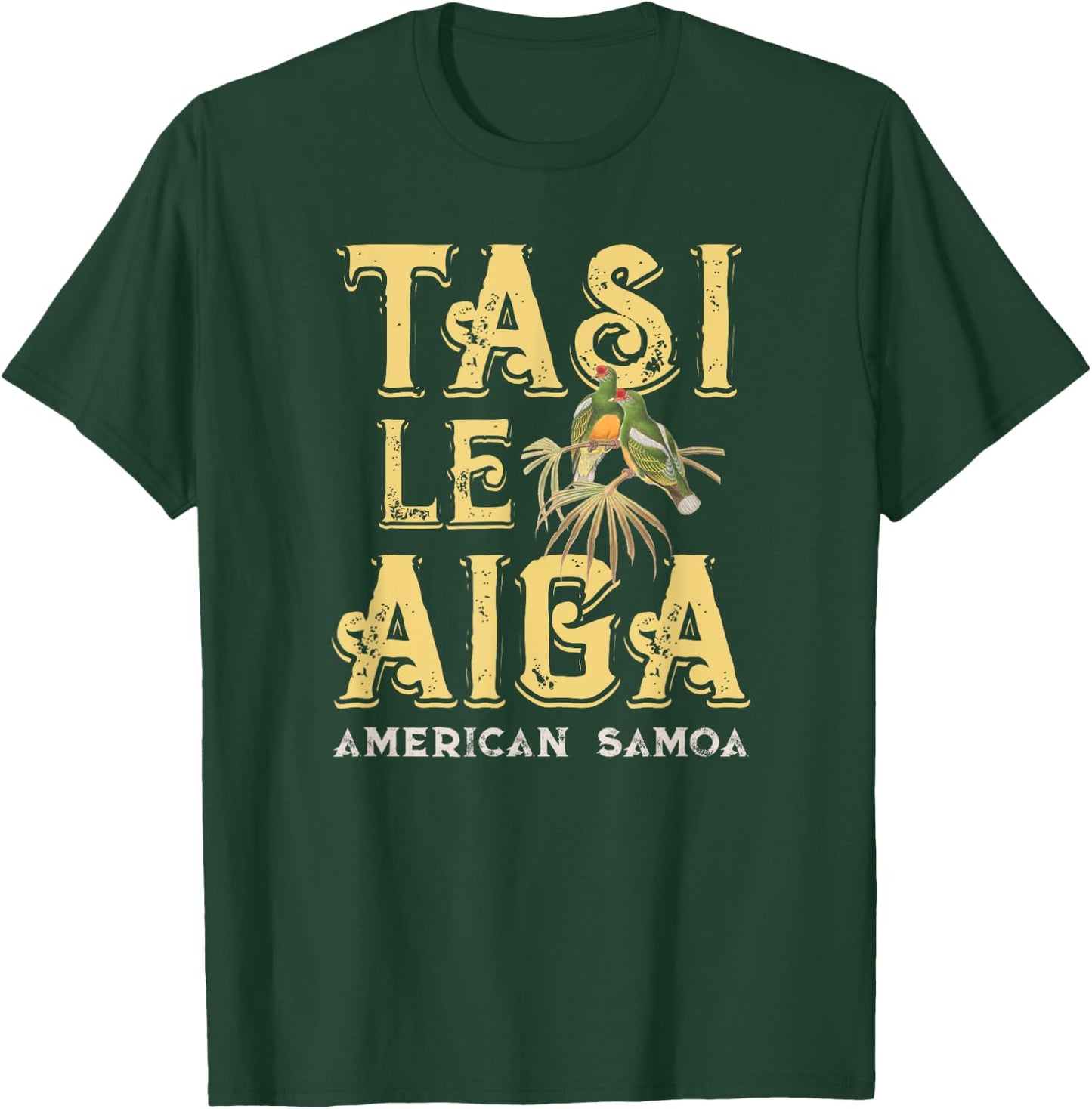 American Samoa Tasi Le Aiga One Family Pacific Islands Pride T-Shirt - T-Shirt | Forest