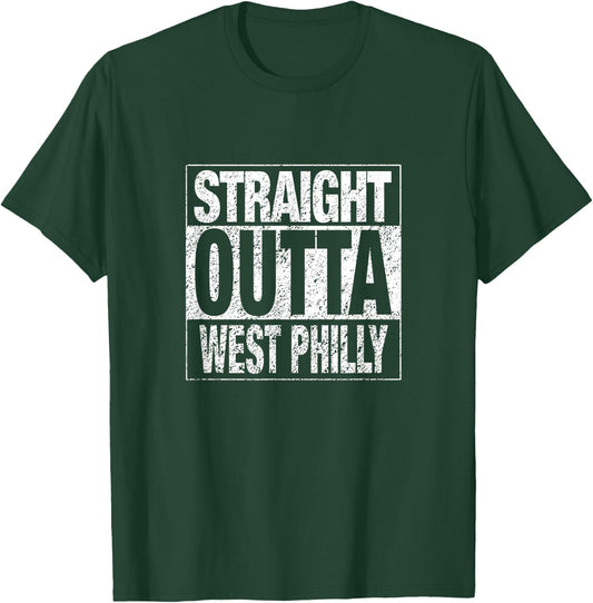 Straight Outta West Philly Philadelphia Pride T-Shirt - T-Shirt | Forest