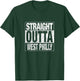 Straight Outta West Philly Philadelphia Pride T-Shirt - T-Shirt | Forest