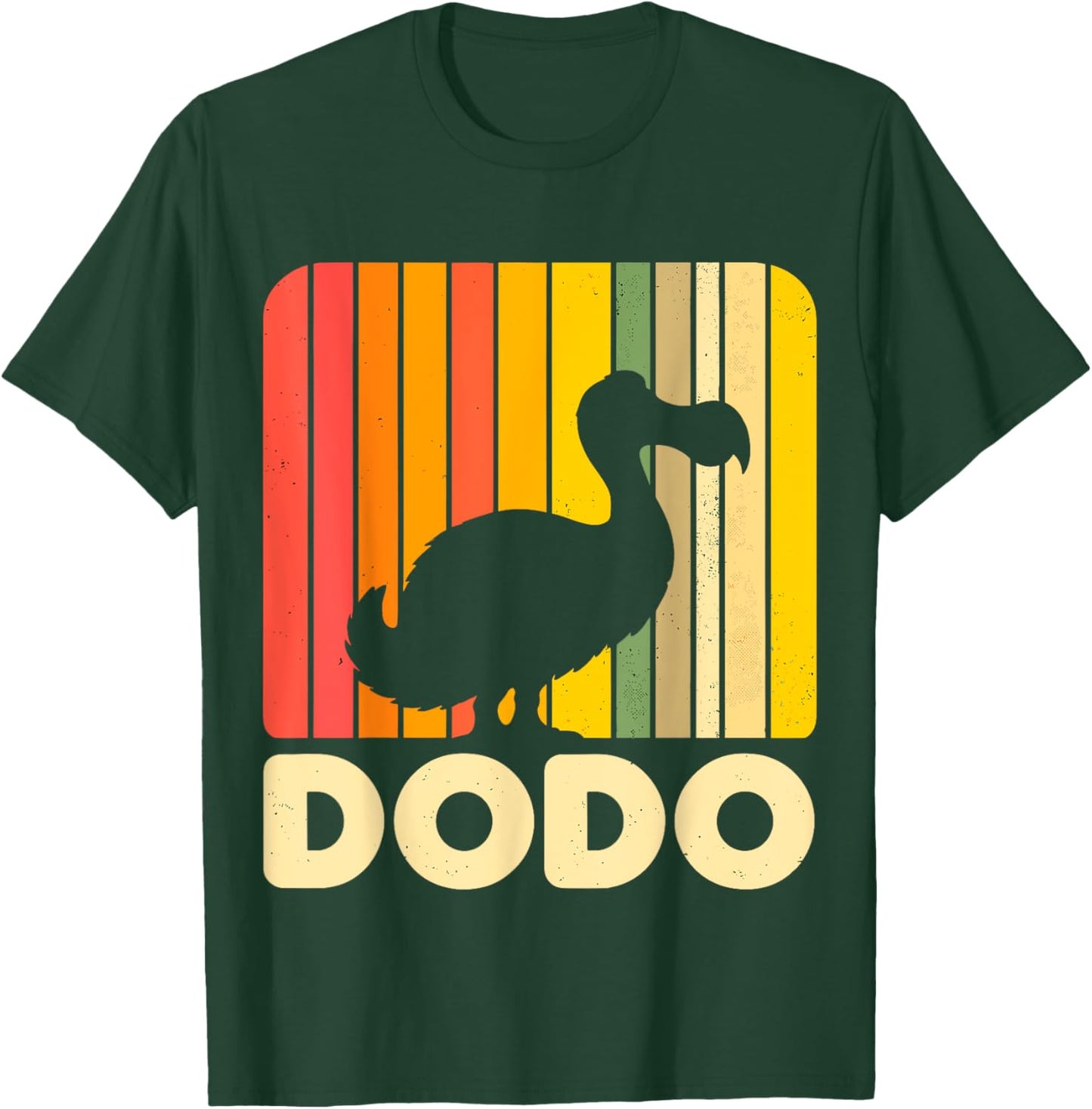 Retro Dodo Bird Animal T-Shirt - T-Shirt | Forest