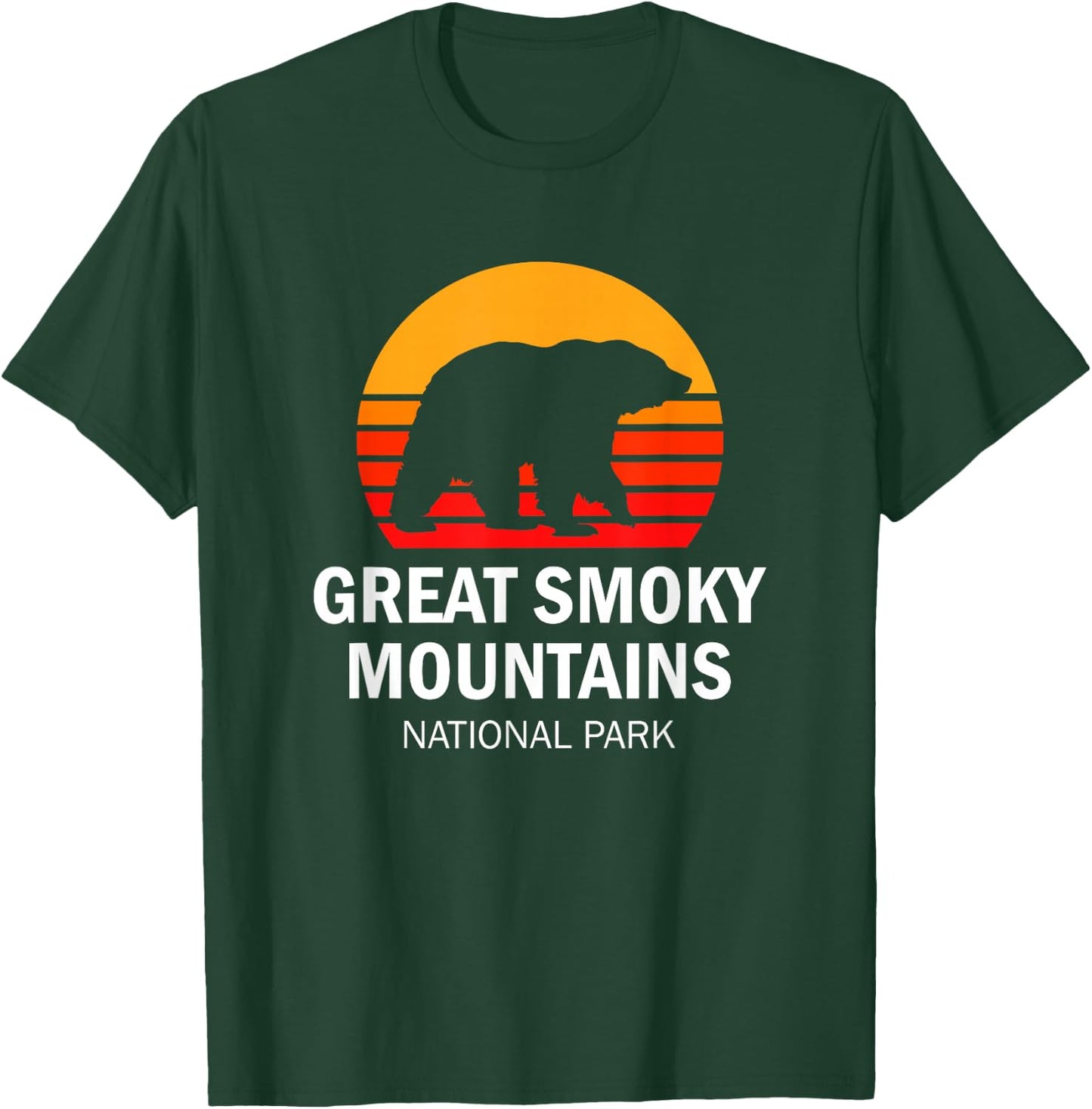 Vintage Great Smoky Mountains National Park Bear T-Shirt - T-Shirt | Forest