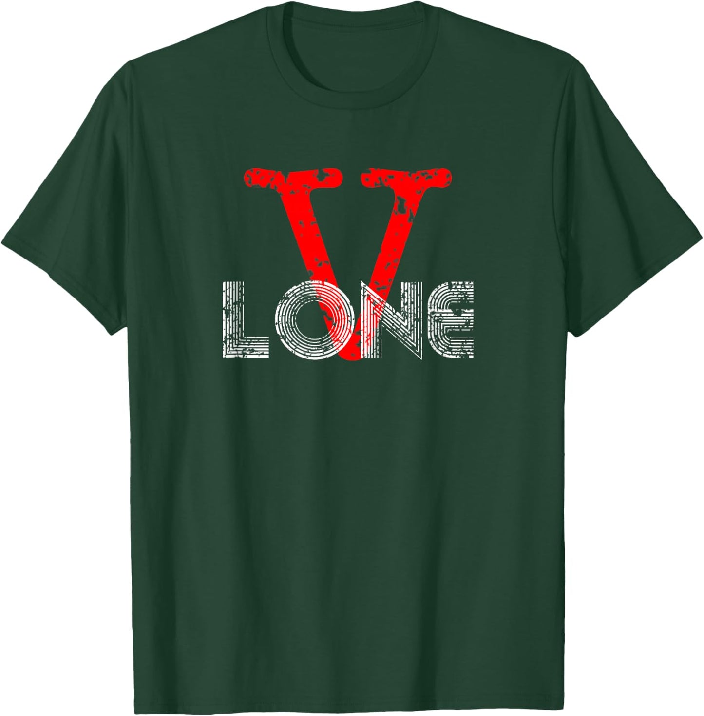 Big RED V Lone Friends T-Shirt - T-Shirt | Forest