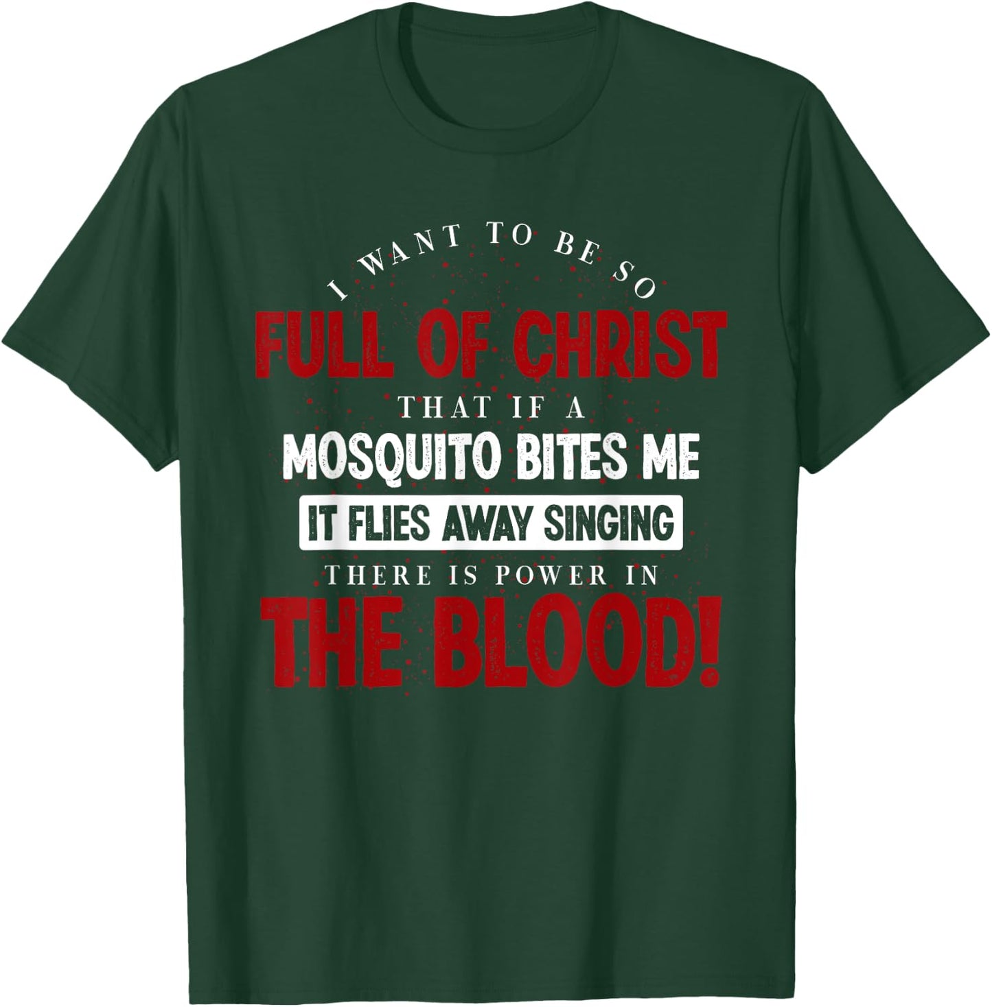 Holy Bible There Is Power In The Blood Prayer T-Shirt - T-Shirt | Forest