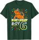 Bearded Dragon Lizard Kids 6th Birthday - 6 Year Old Boy T-Shirt - T-Shirt | Forest