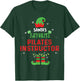 Santa's Favorite Pilates Instructor Christmas Xmas Gift T-Shirt - T-Shirt | Forest