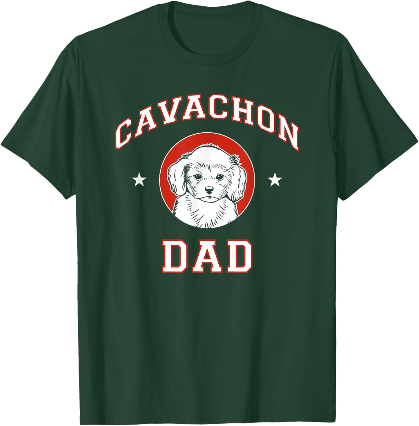 Cavachon Dad Dog Father Women Kids T-Shirt - T-Shirt | Forest