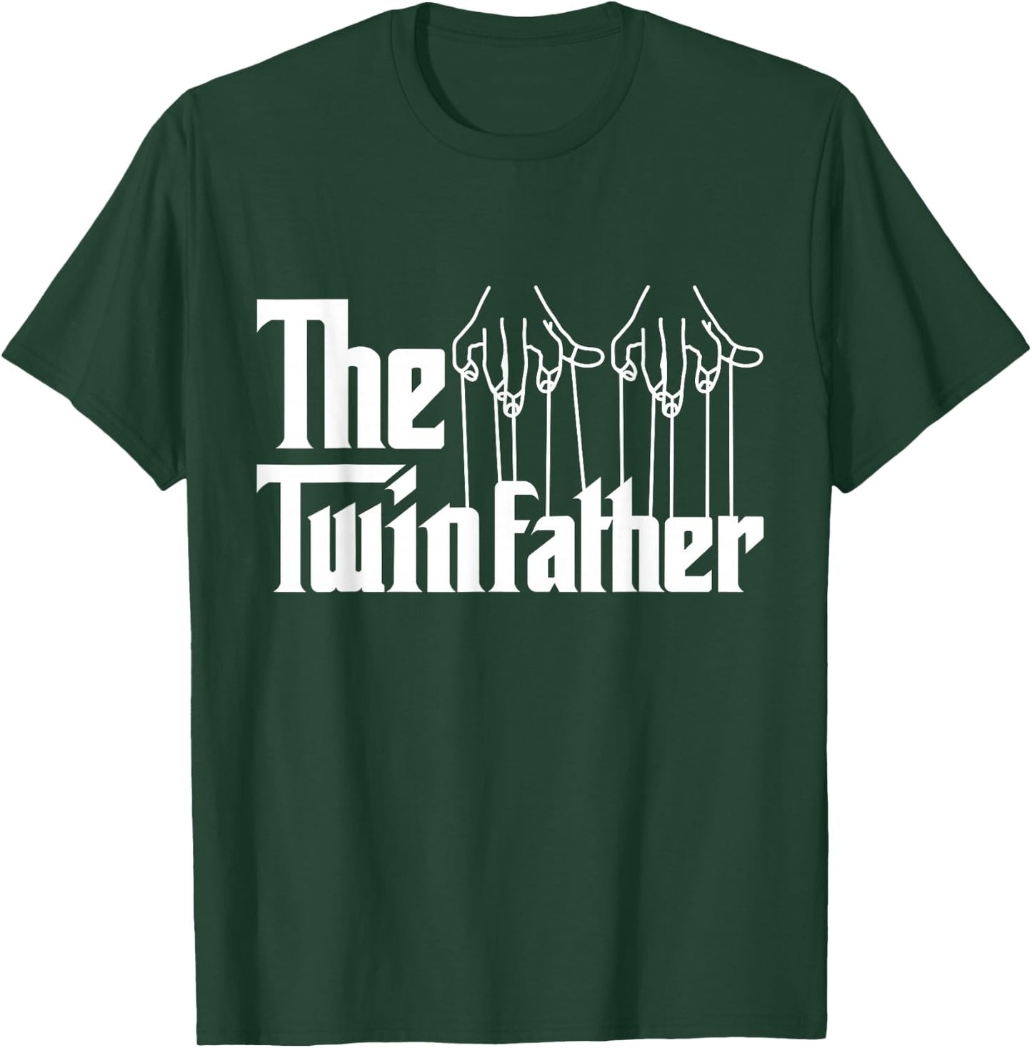 The twin father funny father of twins T-Shirt - T-Shirt | Forest