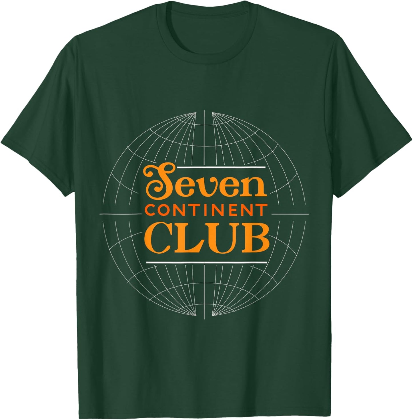 Seven Continent Club Orange T-Shirt - T-Shirt | Forest