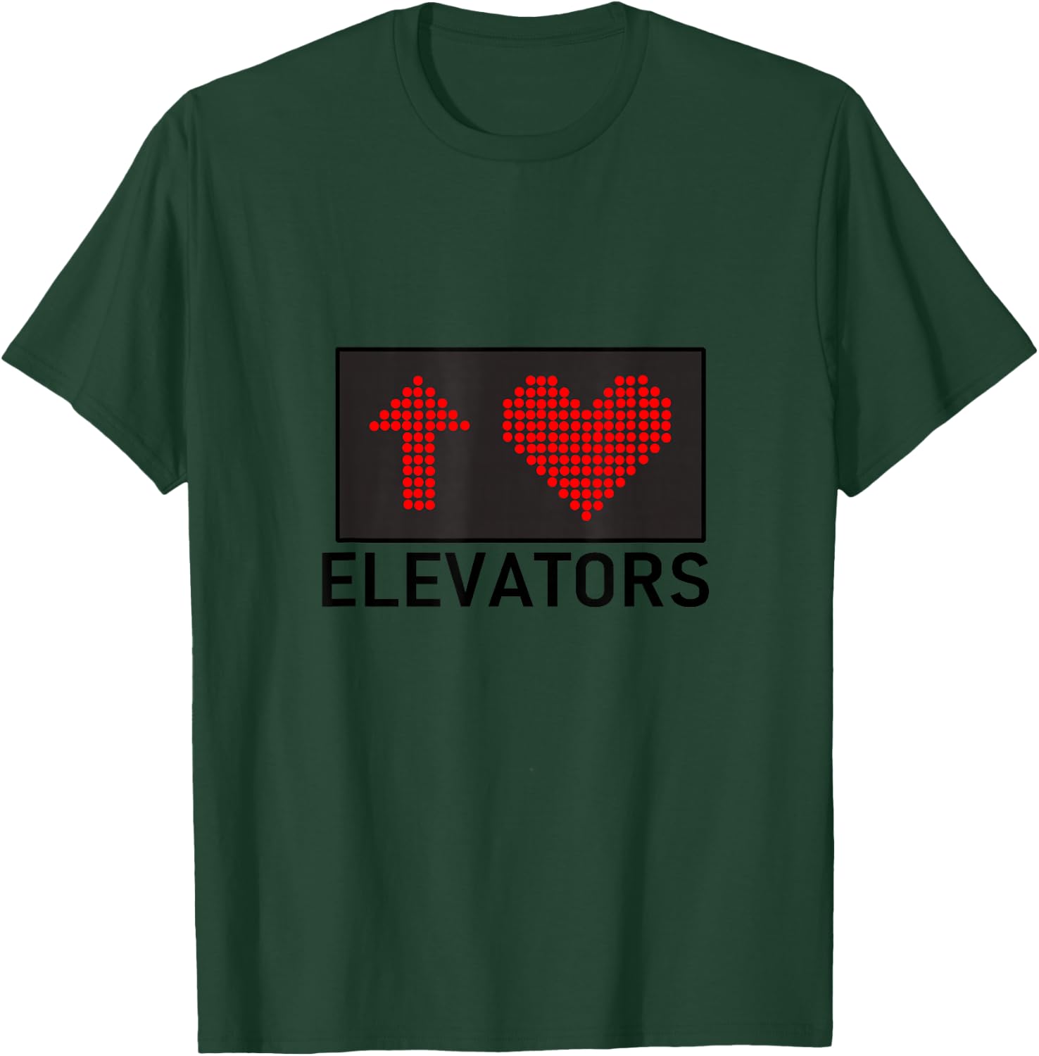 I Love Elevators T-Shirt - T-Shirt | Forest