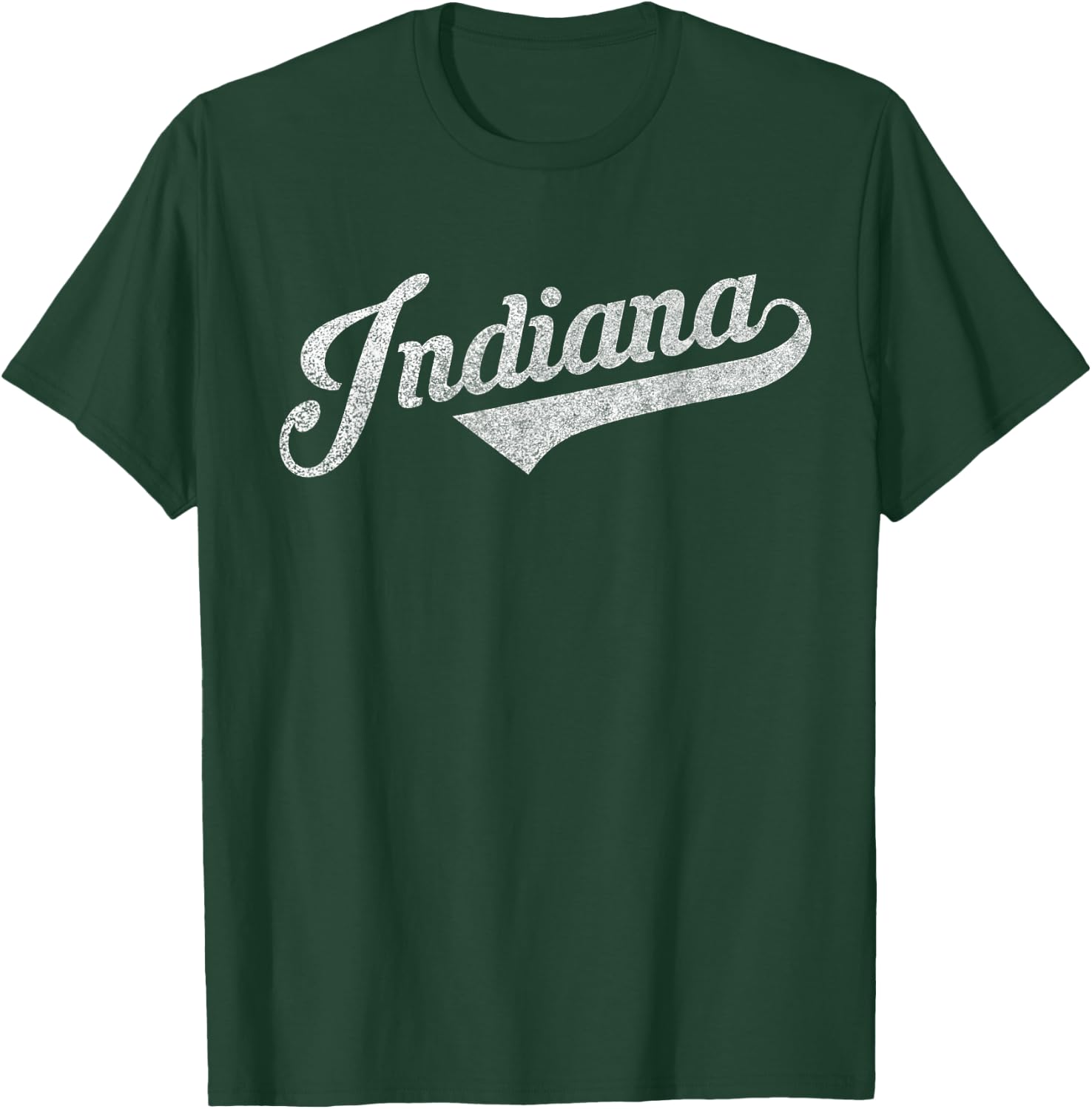 Retrocity Indiana Vintage City - Men's Adults & Kids - Red - Short Sleeve - - Vintage Style - Embroidery - Lightweight - Classic Fit - Non-Stretchable - Imported T-Shirt - T-Shirt | Forest