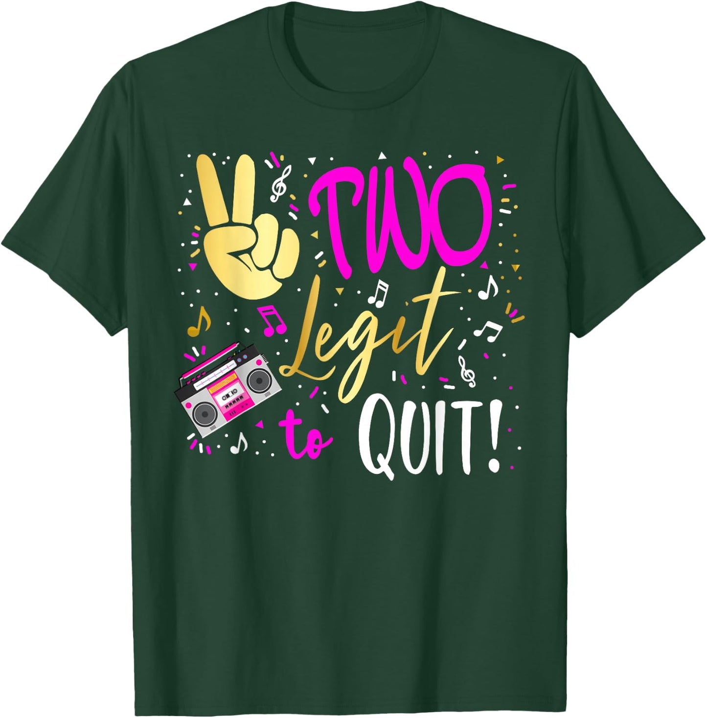 Two 2nd. Birthday Party Matching Costume T-Shirt - T-Shirt | Forest