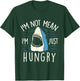 I'm Not Mean I'm Just Hungry - Shark Lover Sea Ocean Animal T-Shirt - T-Shirt | Forest