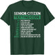 Funny Senior Citizen Texting Code Cool T-Shirt - T-Shirt | Forest