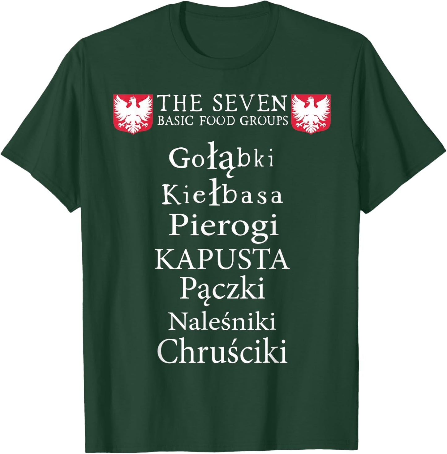 Polish Poland Polska Pierogi T-Shirt - T-Shirt | Forest