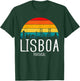 Lisboa Portugal - Lisbon Skyline Vintage Retro Souvenir T-Shirt - T-Shirt | Forest