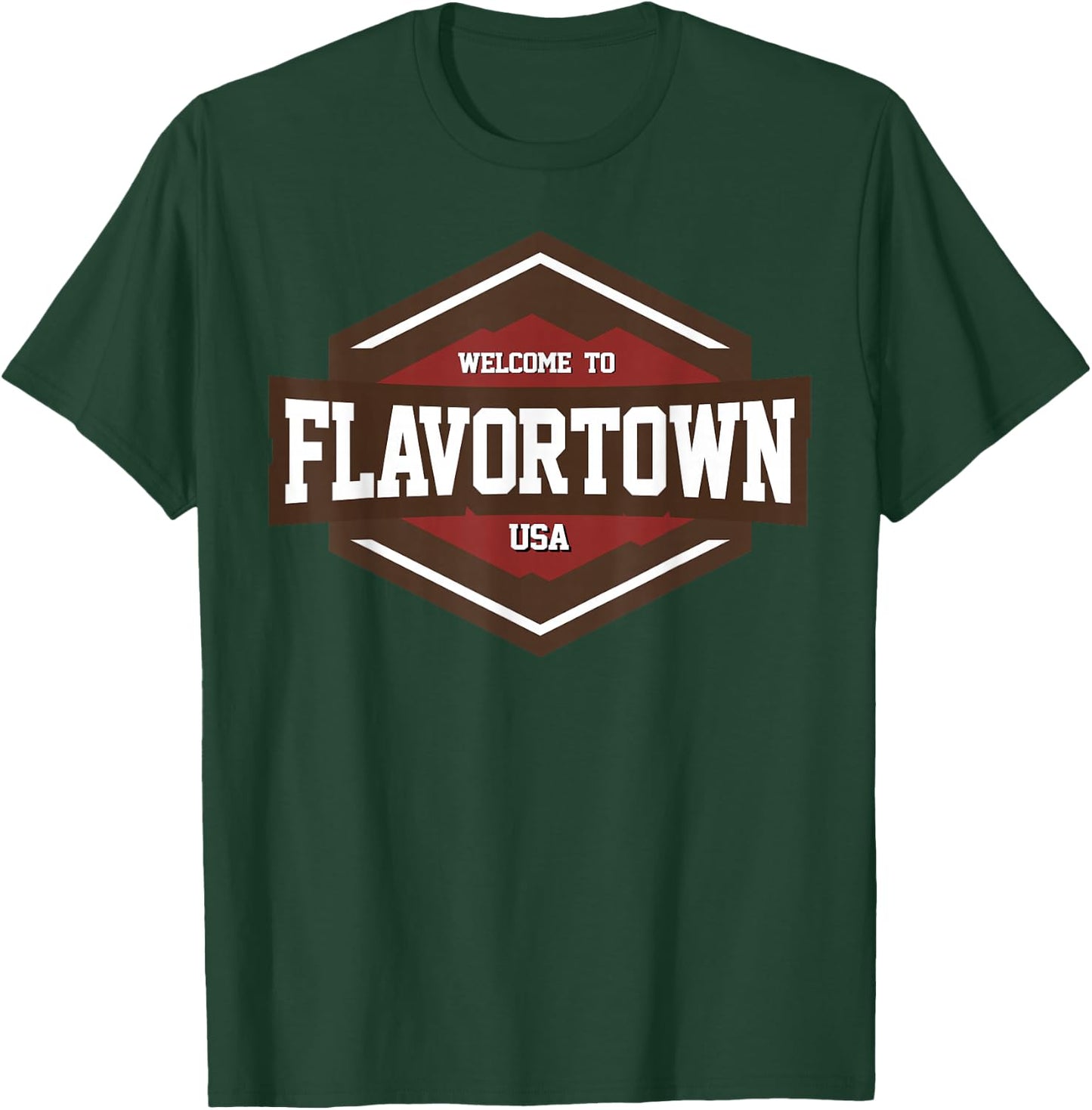 Welcome to Flavortown USA Food Lover T-Shirt - T-Shirt | Forest