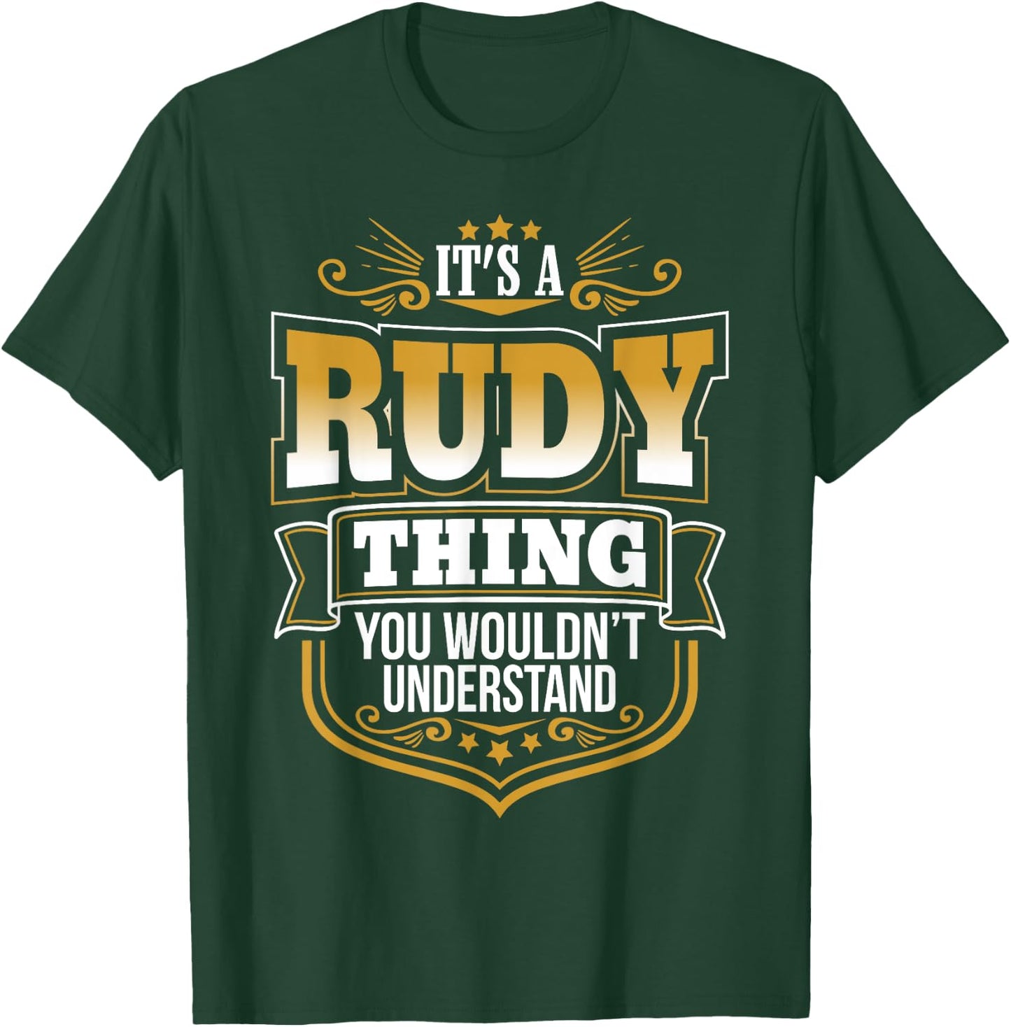It's a RUDY thing you wouldn't Understand Xmas T-Shirt - T-Shirt | Forest