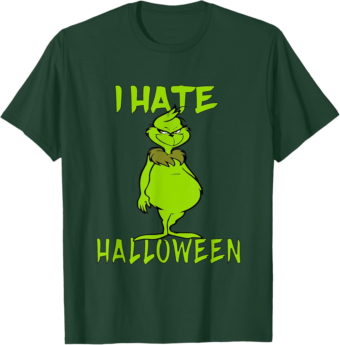 Anti Halloween I Hate Halloween, Sarcastic Saying Meme T-Shirt - T-Shirt | Forest